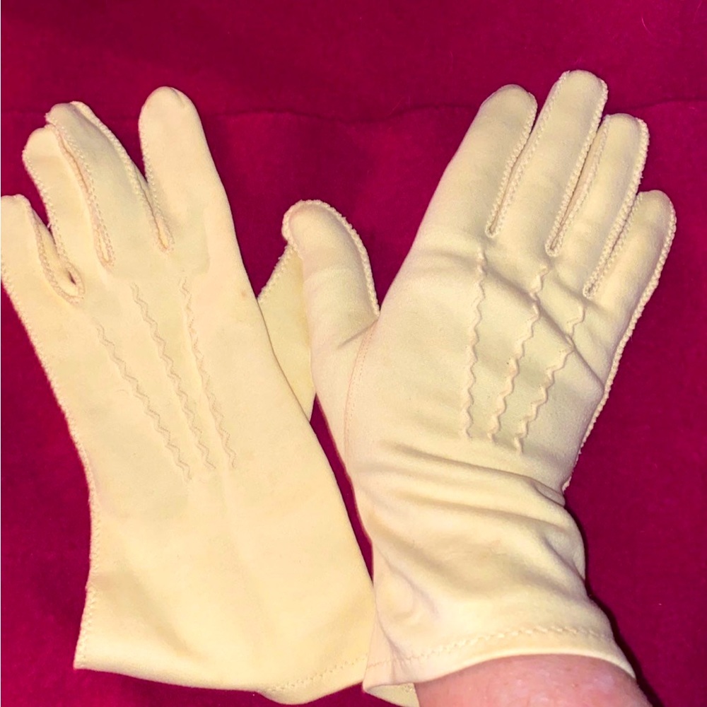 Vintage stitching retro mod pinup rockabilly heirloom 50/60s Easter hand gloves